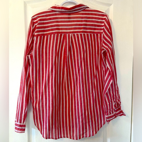 H&M DIVIDED Collared V Neck Long Sleeve tunic - Picture 2 of 2